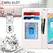 FYY Designed for iPhone SE Case 2022 (3rd Gen) / iPhone SE Case 2020 (2nd Gen) / iPhone 7 Case/iPhone 8 Case, Luxury PU Leather Wallet Phone Case with Card Holder Flip Kickstand Cover Blossom