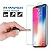 iPhone X Screen Protector, SPE (Clear) iPhone X Tempered Glass Screen Protectors [3D Touch] 0.25mm Screen Protector Glass for Apple iPhoneX 2017 Work with Most case 99% Touch Accurate