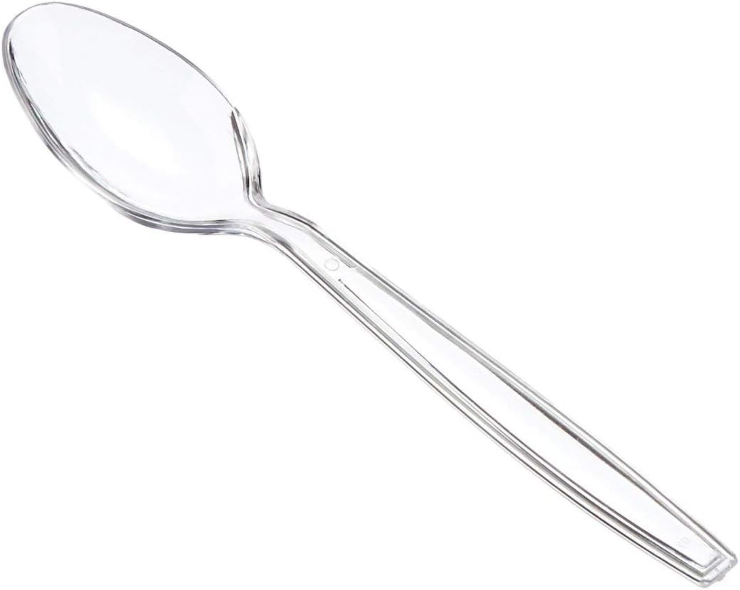 Clear Plastic Heavy Duty Cutlery 