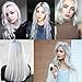 Unisex Hair Wax Dye Styling Cream Mud, Upgrated Natural Hairstyle Color Pomade, Washable Temporary,Party Cosplay Daily Use - White