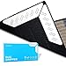 8 PCS Scientific Large Size Anti Curling Carpet Tape Rug Gripper, CozyUS Keep Rug In Place and Keep Corners Flat, Advanced Gecko Foot Non Residual Technology, Double Sided, 2X Grip, Reusable (Large)