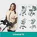 Warm Muff Stroller Gloves - INTIPAL Winter Anti-Freeze Extra Thick Waterproof Fabric Stroller Hand Muff - Black