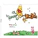 Fange DIY Removable Winnie Pooh and Tigger Wall Decal Kids Room Sticker Vinyl Graphics Art Mural Wall Stickers Nursery Decor Wallpaper 35''x32''