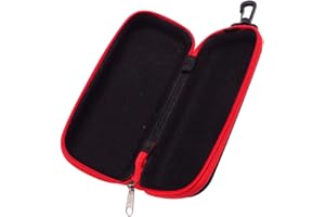 Milisten Kazoo Storage Box with Zipper Shockproof Eva Case Compact Carrying Pouch for 2 Kazoos Portable Travel Protective Holder