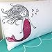 JumpOff Jo – Twin Sheet Set (3 Pcs) – 1 Fitted Sheet, 1 Flat Sheet, & 1 Pillow Case – Hypoallergenic, Breathable, Microfiber Kids Bedding – Moonlight Mermaid
