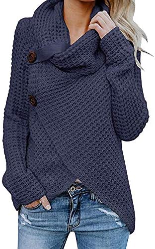 OCEAN-STORE Blouses for Women Long Sleeve Solid Sweatshirt T-Shirts Pullover Tops Blouse Shirts