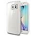 Spigen Liquid Crystal Galaxy S6 Edge Case with Slim Protection and Premium Clarity for Galaxy S6 Edge 2015 - Crystal Clear