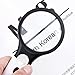Magnifying Glass, BearMoo 3X 45X Handheld Reading Magnifier Glass with 3 LED Lights for Reading/Maps/Watch Repair/Newspaper/Jewelry Loupes/Ins (White+Black)