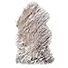 OJIA Faux Sheepskin Fur Rug Soft Fluffy Carpets Chair Couch Cover Seat Area Rugs for Bedroom Sofa Floor Living Room (2 x 3ft, Light Coffee)