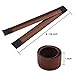 Wisdompark 2 Pieces Hair Styling Disk Donut Bun Maker Former Foam French Twist Hairstyle Clip DIY Doughnuts Hair Bun Tool
