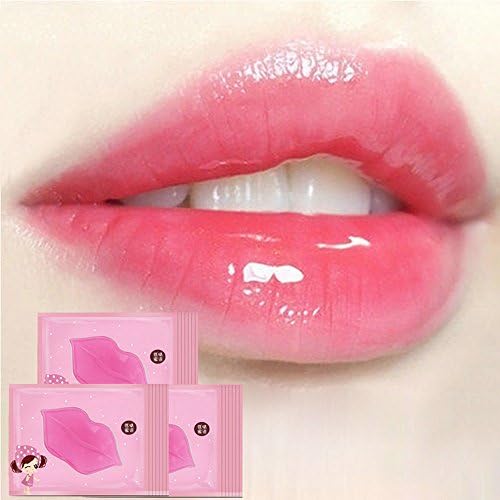 sumanee 1PCS Pink Crystal Collagen Lip Mask Patch Anti Ageing Wrinkle Moisturising New