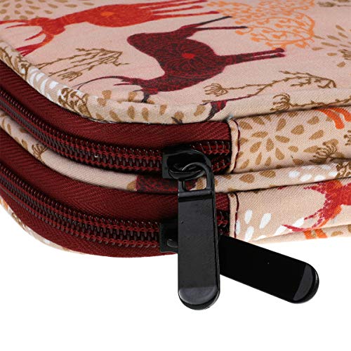 KOKNIT Crochet Hook Case, Zipper Storage Organizer Bag with Web Pockets for Crochet Needles/Knitting Accessories/Crochet Hook Kit Tools, Lightweight, Easy to Hold - Without Hooks and Accessories - Thumbnail 5