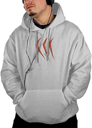 Catman Logo Personalized Easygoing Winter 100% Cotton Nice and Warm Pullover Sweatshirts Hooded Long Sleeve Shirts For Man Tee With Pocket Ash