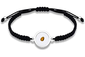 WKXZMTR Mustard Seed Charm Handmade Braided Rope Bracelets Women's Christian Bracelet Christian Themed Jewelry