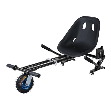 Blackpoolal Stoßdämpfend Aufsatz für Hoverboard Sitzscooter Hoverkart für Roller Scooter E-Scooter (6,5'/8.0'/10'), Verstellb