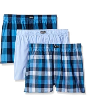 Men's 3-Pack Berry Woven Boxers