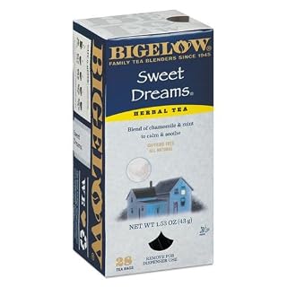 UPC 072310003965 product image for Bigelow Sweet Dreams Herbal Tea 28-Count Box (Pack of 1) Relaxing Blend of Chamo | upcitemdb.com