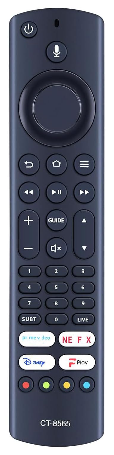 Universal Remote Control Compatible for Toshiba CT-8570 CT8570 TV Controller,Voice Function
