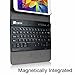 Fintie Blade X1 Samsung Galaxy Tab 4 8.0 Keyboard Case Cover - Smart Slim Shell Light Weight Stand Cover with Magnetically Detachable Wireless Bluetooth Keyboard, Black