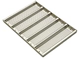 Focus Foodservice Commercial Bakeware 5-Count 12-1/2 by 3-Inch Sub Sandwich Roll Pan
