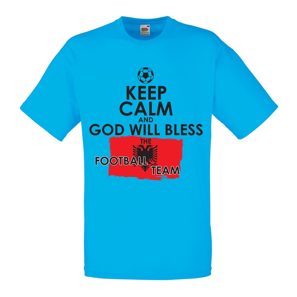 T Shirts For God Will Bless The Albanian National Football Team