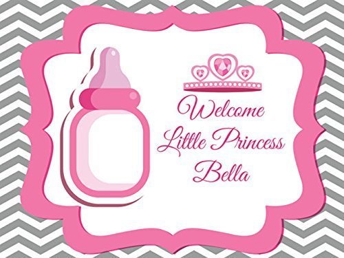 Amazon Com Girl Welcome Banner Celebrating Baby Poster Sizes 36x24