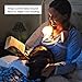 HEART LIGHT DELUXE LED BOOK LIGHT FOR HANDS FREE READING has 3 Lighting Modes, is Flexible, Rechargeable, and Adorable! Keeps the Story Going All Night Long! Includes USB Cord + Bonus Gift Bag (Pink)