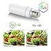 Rayhoo E26 E27 LED Light Bulbs Daylight 12W 1200 Lumens Incandescent 100-120W Bulb Equivalent, AC 85~265V, White 6000K, 4 Pack