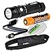 Fenix RC11 1000 Lumen USB rechargeable CREE LED Flashlight EDC with Fenix 18650 Li-ion battery , and EdisonBright BBX3 battery carry case bundle