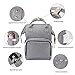 PPW Mommy Diaper Bag,Shoulder Bag,Multifunction Waterproof big Capacity Gray (gray-1)