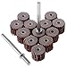 12Pcs 120 Grit Flap Sanding Wheel Head Grinding Disc (10mm/0.39