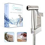 SmarterFresh Stainless Steel Hand Held Bidet Sprayer image large SmarterFresh Stainless Steel Hand Held Bidet Sprayer image large