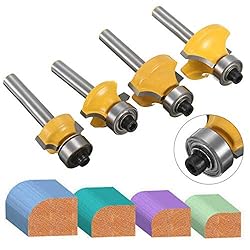 1/4-Inch Shank Roundover Edging Router Bit