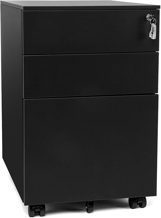 Amazon Com Bahom Steel File Cabinet Organizer With 3 Drawers