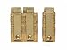 Tactical Pistol Mag Pouch (Triple (2+1) - Tan)