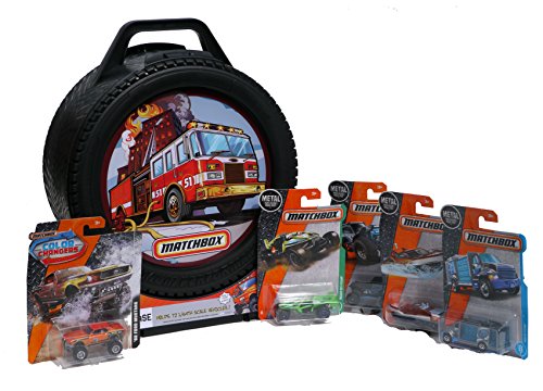 AutoFun Matchbox Die Cast Vehicle Starter Set with 72-Car Storage Case