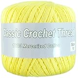 Crochet Thread - Size 10 - Color 43 - YELLOW