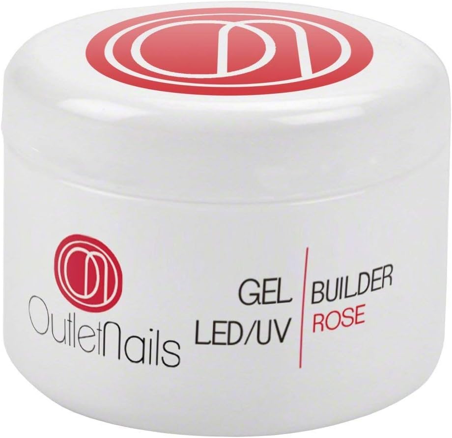 ON OUTLET NAILS UV/LED Universal Gels - Rose Construction Gel, 30ml, 1 Set, 1 Piece