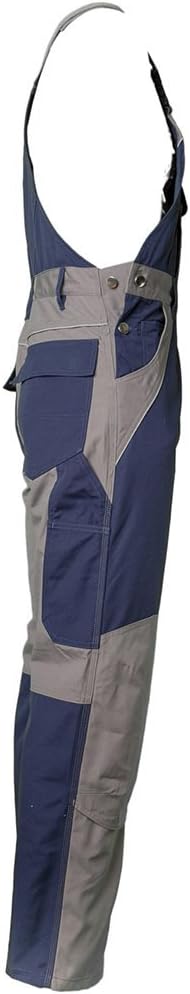 Planam Men's Plaline Dungarees Navy Zinc Model 2522 Size 102, Navy/zinc, 102 cm - Image 4