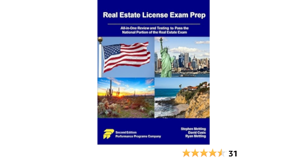 Amazon Com Real Estate License Exam Prep All In One Review And Testing To Pass The National Portion Of The Real Estate Exam 9780915777037 Mettling Stephen Cusic David Mettling Ryan Books