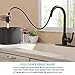 Solid Brass Single Handle Pull Out Sprayer Antique Black Kitchen Faucet, Pull Down Kitchen Sink Faucet Without Deck Plate