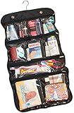 Hanging Cosmetic Bag, Toiletry Travel Organizer, 10 Pocket Packing Storage Kit