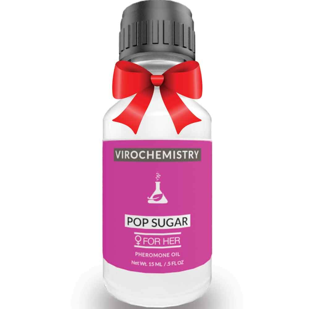 Pheromones For Women (Pop Sugar) - Elegant, Ultra Strength Organic Fragrance Body Perfume Oil 15mL Concentrate [Human Grade Pheromones to Attract Men]