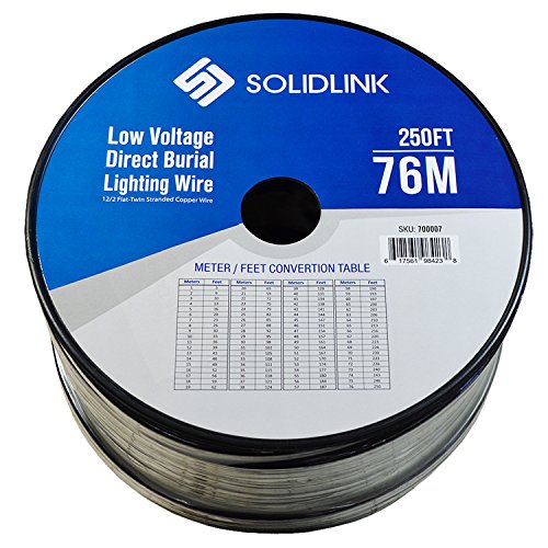 image for SolidLink 250ft (76M) Low Voltage 12/2 Direct Burial Bare COPPER Light