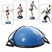 Colibyou Limited Edition Yoga Half Ball Dome Balance Trainer Fitness Strength Exercise Workout with Pump Blue by SKB (Standard)