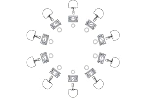 LANGPU VPZMT Motorcycle 1/4 turn Quick Release Fasteners Fairing Bolts Studs Quarter Turn + Clips Fits for Honda Yamaha Suzuki Kawasaki Ducati Aprilia KTM Race Fairings (10 Pack)