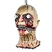 Halloween Props Scary Hanging Severed Head Decorations,Life-Size Bloody Cut Off Corpse Head Ghost Animated Zombie Head for Haunted Houses Party Decor Funny Festive Supplies (style12)