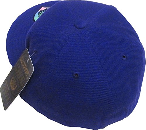 KNW-2364 PUR (8) The Real Original Fitted Flat-Bill Hats by KBETHOS True-Fit, 9 Sizes & 20 Colors
