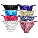 Panasilk Women's Silk String Bikini 8 Pairs in One Economic Pack
