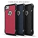iPhone 8 Case,iPhone 7 Case,Premium Armor TPU Frame Shockproof Protective Case Scratch Resistant Fit Thin and Slim PC Hard Panel for Apple iPhone 7/iPhone 8 - Black